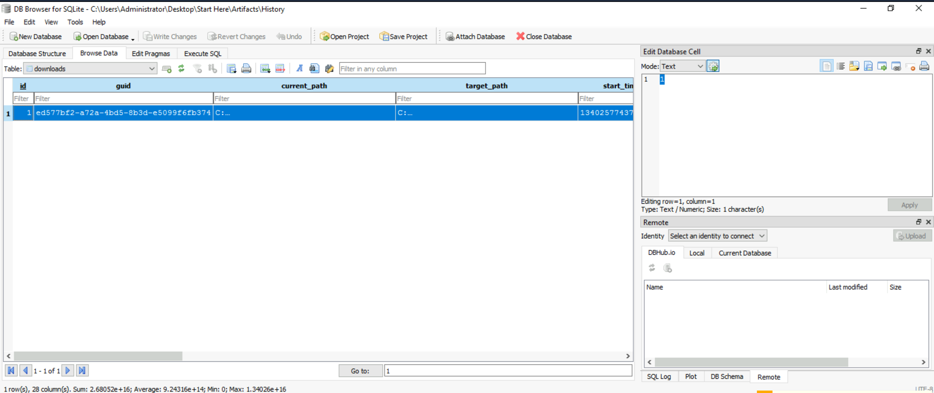 Registry Explorer showing the Run key entry for updater.exe at HKCU\SOFTWARE\Microsoft\Windows\CurrentVersion\Run created at 10:13:27 UTC — exactly 3 minutes after the initial execution.