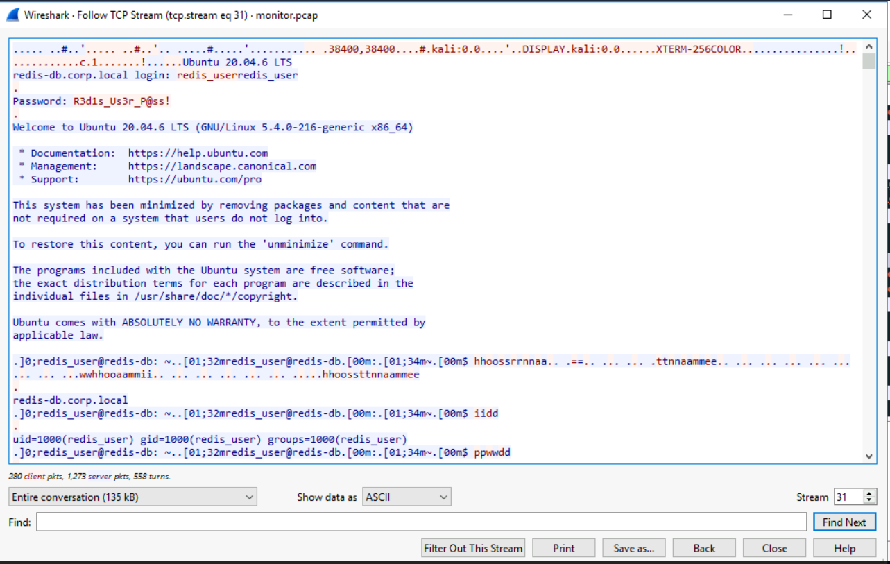 HTTP traffic showing a GET request for employee_data.csv through the upload server, confirming data exfiltration from the host file system.
